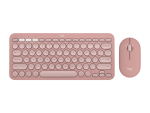 Logitech Pebble 2 Combo Wireless Keyboard and Mouse Tonal Rose