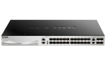 D-link DGS-3130-30S 30 port Stackable Gigabit SFP Layer 3+ Switch with 6 10GbE ports