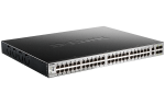 D-link DGS-3130-54PS 54 port Stackable Gigabit PoE Layer 3+ Switch with 6 10GbE ports