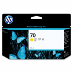 HP  70 Yellow 130 Ml Ink For Z2100 3100 C9454A