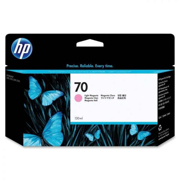 HP  70 Light Magenta 130 Ml Ink For Z2100 3100 C9455A