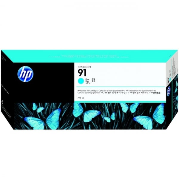 HP  91 Cyan Ink 775-ml For Dj C9467A