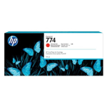 HP 774 3-pack 775-ml Chromatic Red DesignJet Ink Cartridges P2W04A