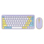 Bonelk KM-383 Wireless Keyboard and Mouse Combo Lilac