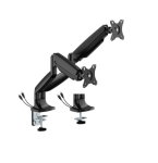Brateck LDT82-C024UCE Single Screen Heavy-duty Mechanical Spring Monitor Arm With Usb Ports For most 17