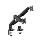 Brateck LDT82-C024E-BK Dual Screen Heavy-duty Mechanical Spring Monitor Arm For most 17