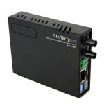 Startech 10/100 Multi Mode Fiber Copper Fast Ethernet Media Converter ST 2 km