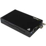 Startech Gigabit Ethernet Copper-to-Fiber Media Converter SM LC 10 km
