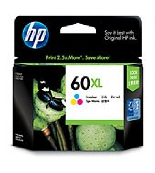 HP  60xl Tri-colour Ink 440 Page Yield For Dj CC644WA
