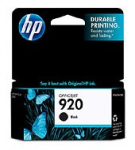 HP  920 Black Ink 420 Page Yield For Oj 6000 & CD971AA