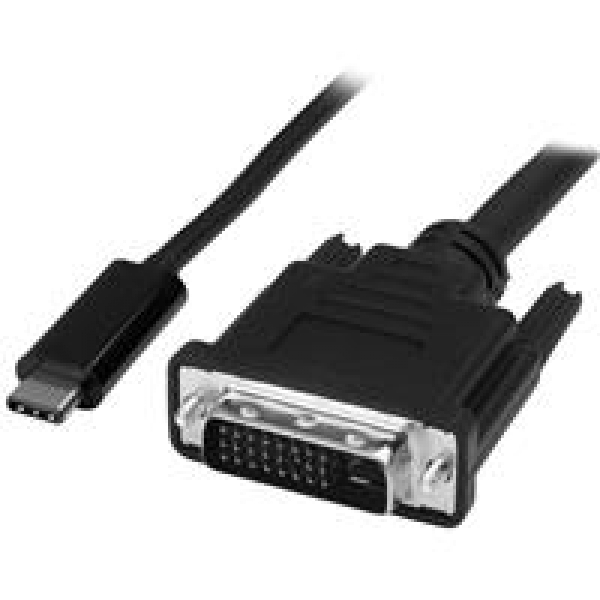 STARTECH Usb-c To Dvi Adapter Cable - 1m (3 Ft.) CDP2DVIMM1MB