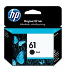 HP  61 Black Ink 190 Page Yield For Dj 3000 & CH561WA