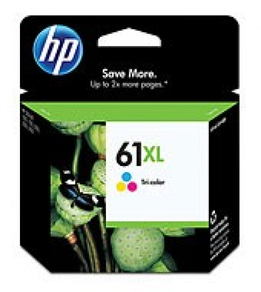 HP  61xl Tri-color Ink 330 Page Yield For Dj CH564WA