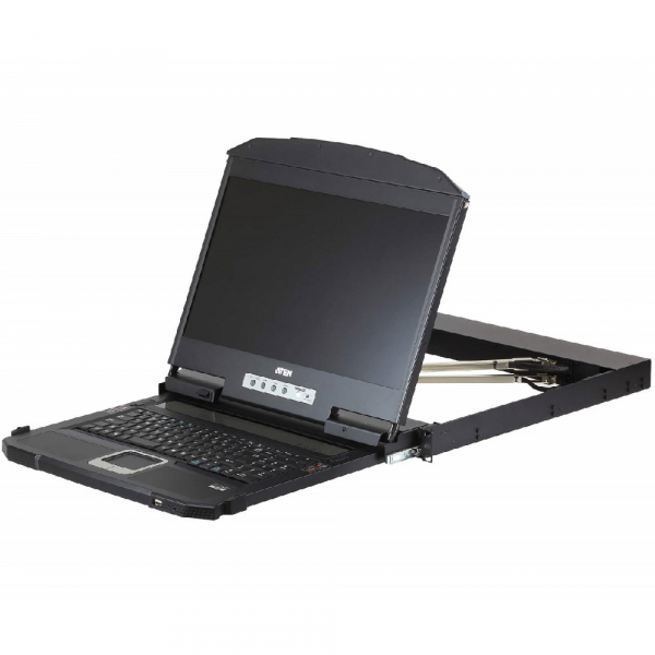 Aten  18.5 1u Ultra Short Depth Dual Rail Widescreen Fhd Lc ( Cl3800nw-ata-au )