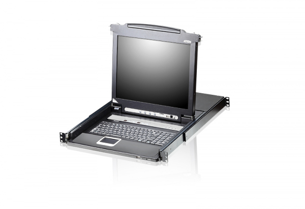ATEN  8 Port Rackmount Usb-ps/2 Single Rail CL5708N-ATA-AU