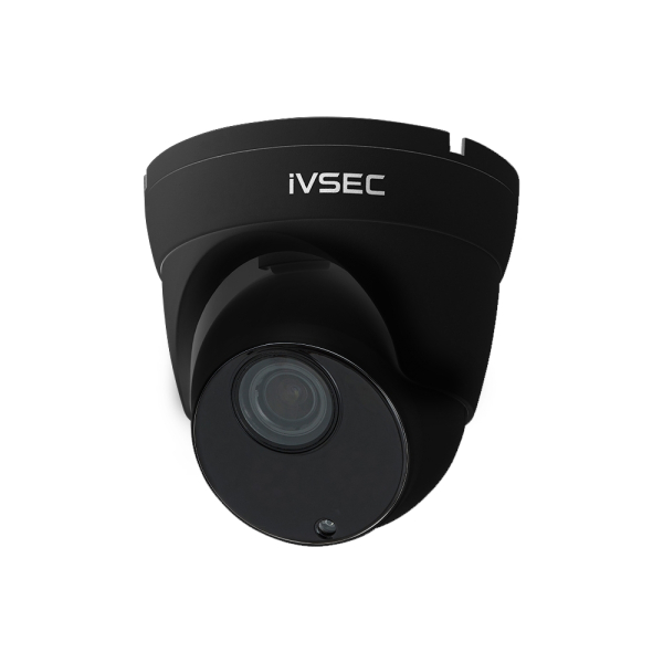 IVSEC 8MP 4K Ultra-HD Motorized Sony Sensor 45m IR Night-Vision Dome Security Camera Black