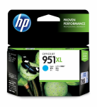 HP 951XL High 1,500 pages Yield Cyan Original Ink Cartridge CN046AA