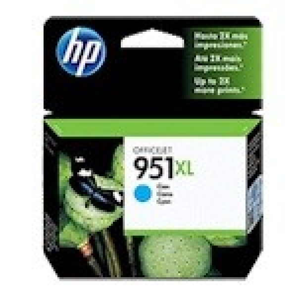 HP  951xl Cyan Ink 1500 Page Yield For Oj Pro CN046AA