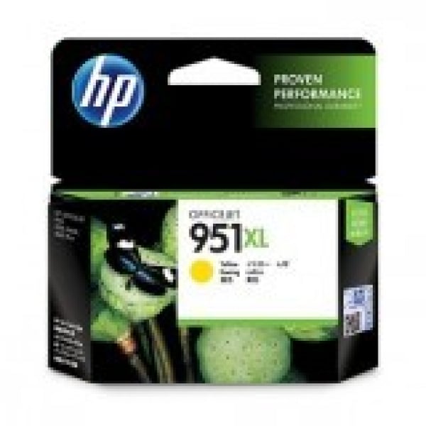 HP  951xl Yellow Ink 1500 Page Yield For Oj CN048AA