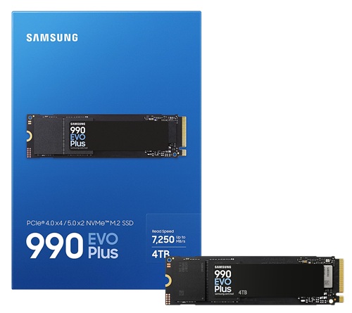 Samsung 990 EVO Plus 4TB PCIe 5.0/4.0 NVMe M.2 2280 SSD