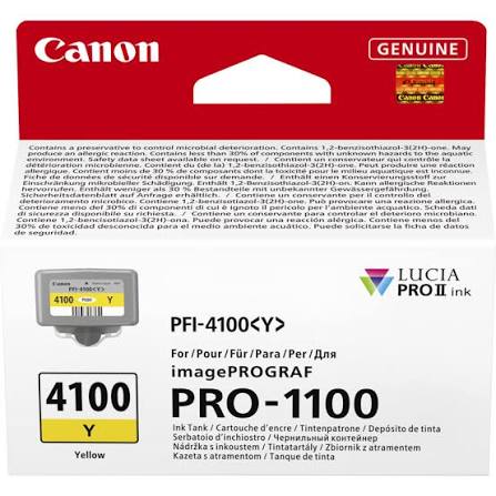 Canon PFI-4100 Yellow Pigment Ink Tank 80ml