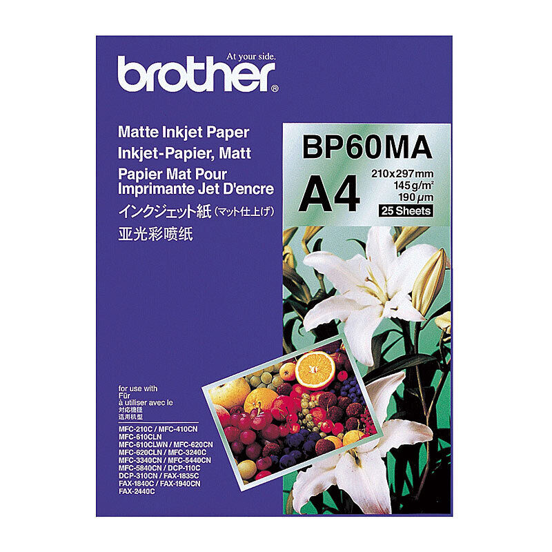 Brother BP60MA Matte Paper 25 Sheets