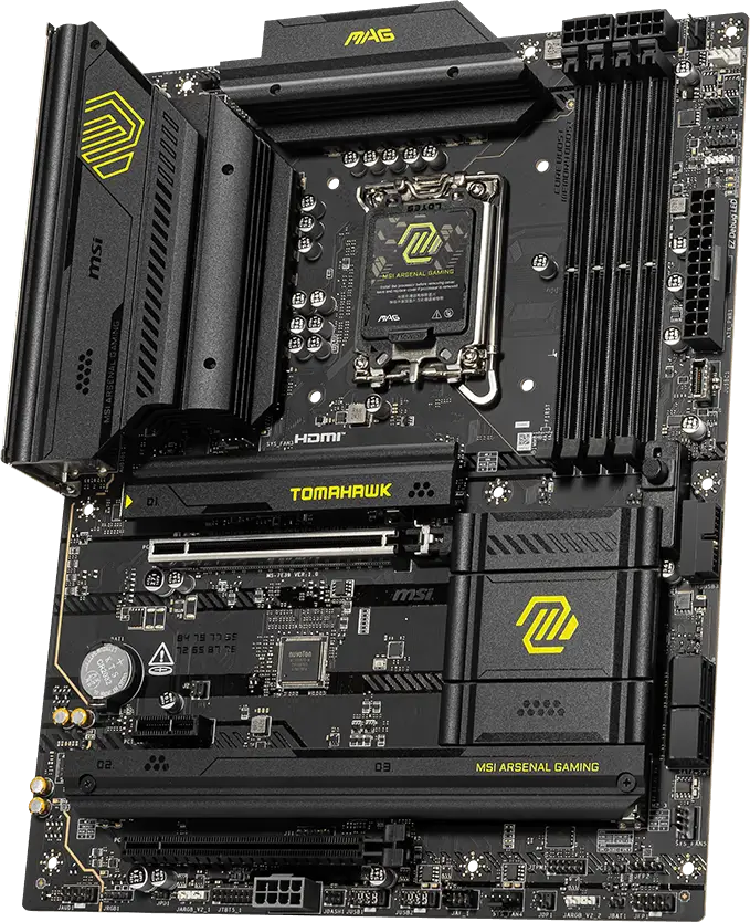 MSI MAG B860 TOMAHAWK WIFI LGA 1851 DDR5 ATX Motherboards