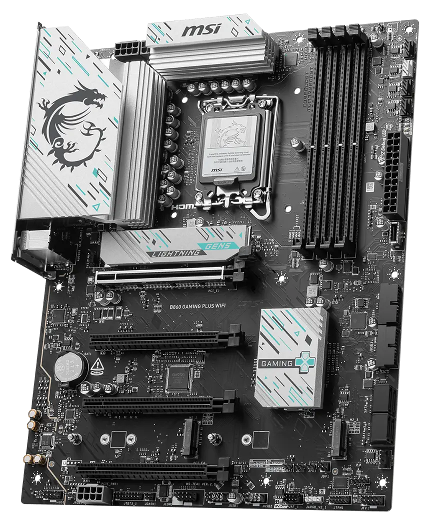 MSI B860 Gaming PLUS WIFI LGA 1851 DDR5 ATX Motherboards