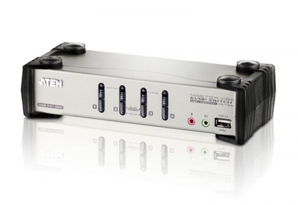 ATEN  4 Port Usb Kvmp Switch With Audio And Osd CS1734B-AT-U