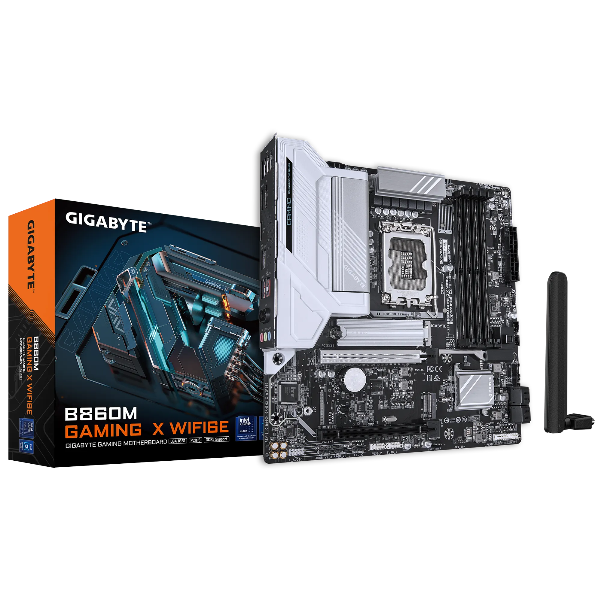 Gigabyte B860M GAMING X WIFI6E DDR5 LGA 1851 Micro-ATX Motherboard
