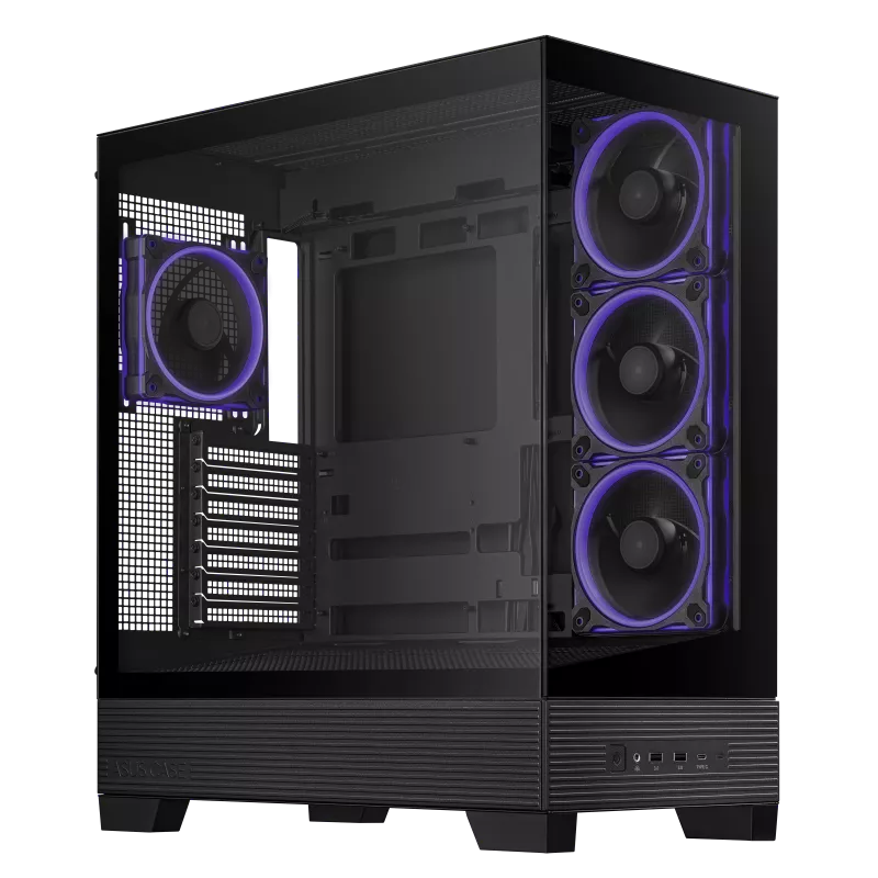 ASUS A31 PLUS Tempered Glass ATX Mid-Tower Case Black