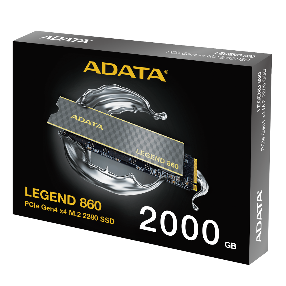 Adata Legend 860 2TB PCIe 4.0 NVMe M.2 2280 SSD with Heatsink