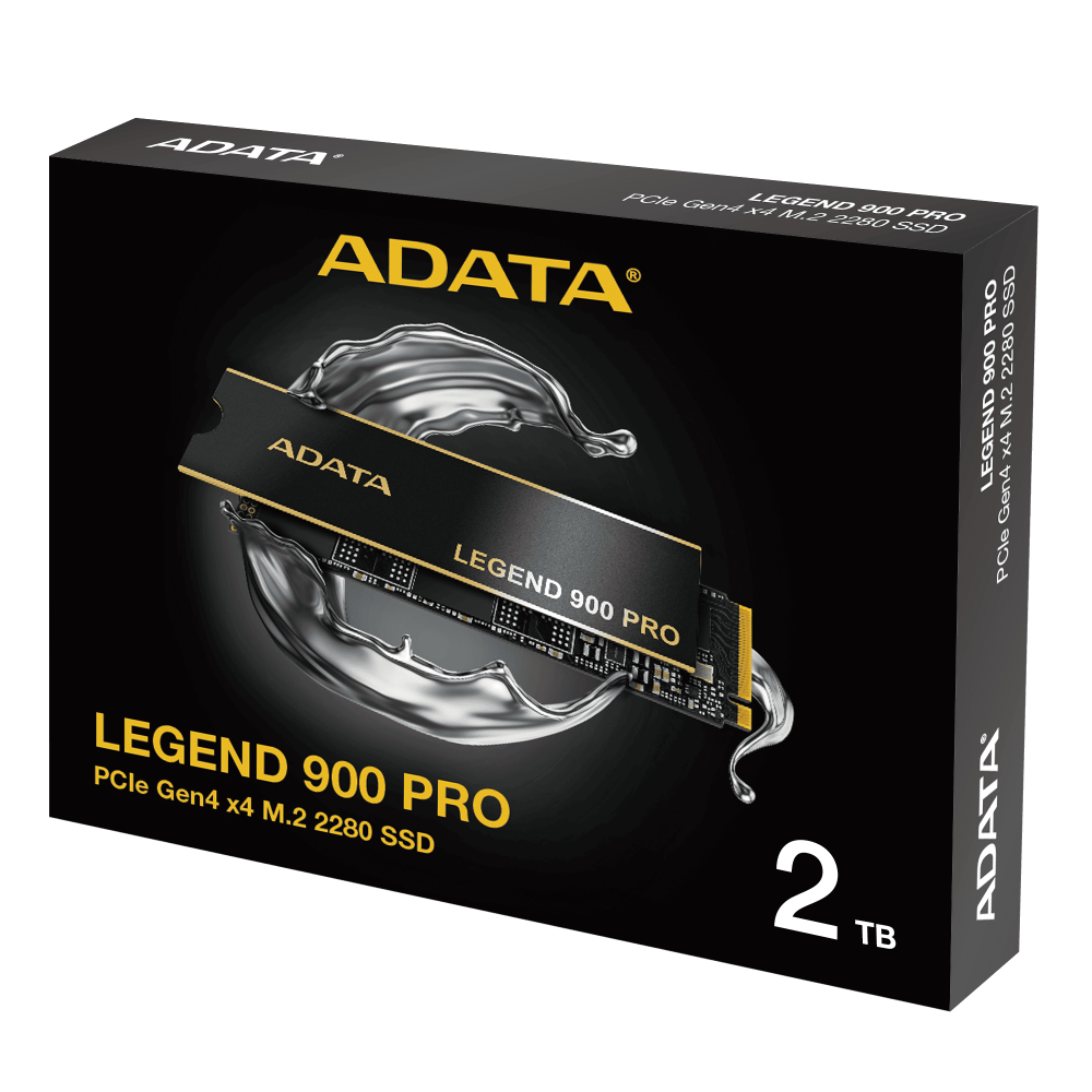 Adata Legend 900 Pro 2TB PCIe 4.0 NVMe M.2 2280 SSD with Heatsink