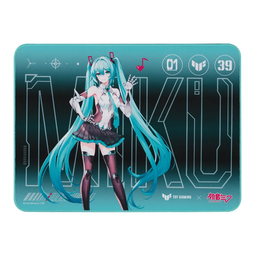 ASUS TUF Gaming P1 Portable Gaming Mouse Pad Hatsune Miku Edition