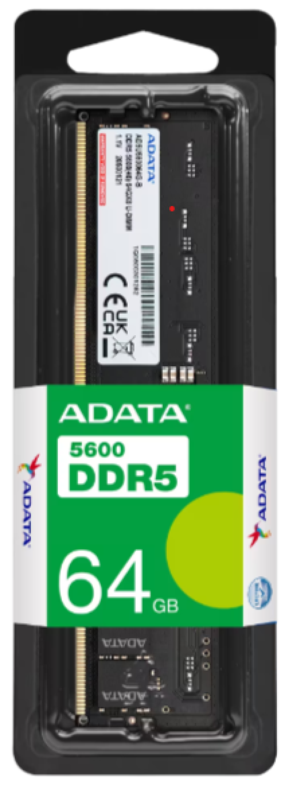 Adata AD5U560064G-S 64GB DDR5 5600MHz UDIMM Desktop Memory