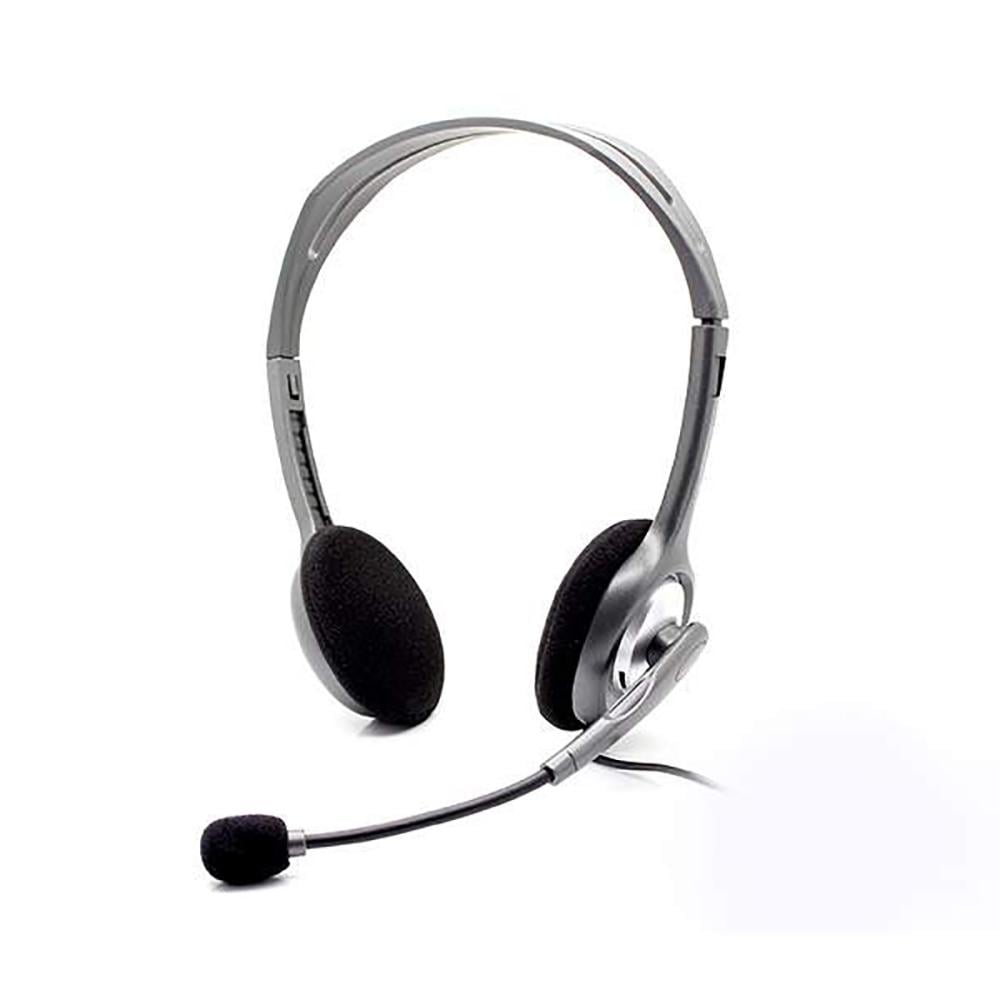 Logitech H110 3.5mm Dual Plug Noise-Cancelling Mic Stereo Headset