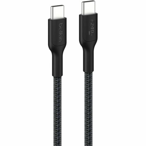 Belkin BoostCharge Pro Braided 2m USB-C to USB-C Cable Black