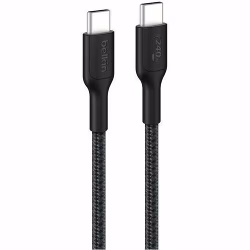 Belkin BoostCharge Pro Braided 1m USB-C to USB-C Cable Black