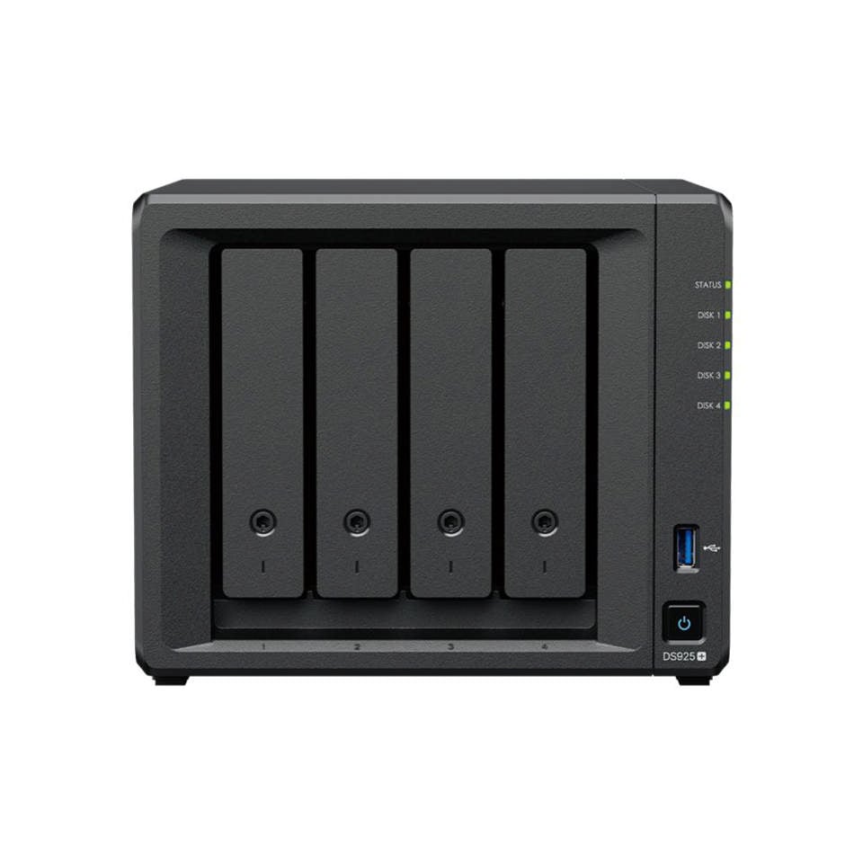 Synology DiskStation DS925+ 4-Bay Diskless NAS AMD Quad-Core 4GB RAM