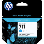 HP  711 Cyan Ink Cartridge 3-pack 29-ml For CZ134A