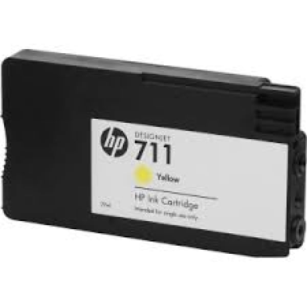 HP  711 Yellow Ink Cartridge 3-pack 29-ml For CZ136A
