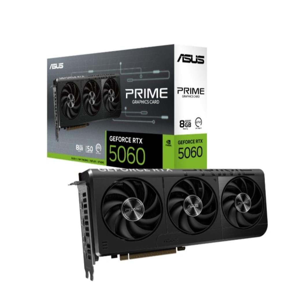 ASUS Prime Prime RTX5060 8GB NVIDIA GEFORCE RTX5060 8GB GDDR7