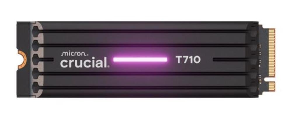 Crucial T710 1TB M2 Internal NVMe PCIe5 SSD with Heatsink