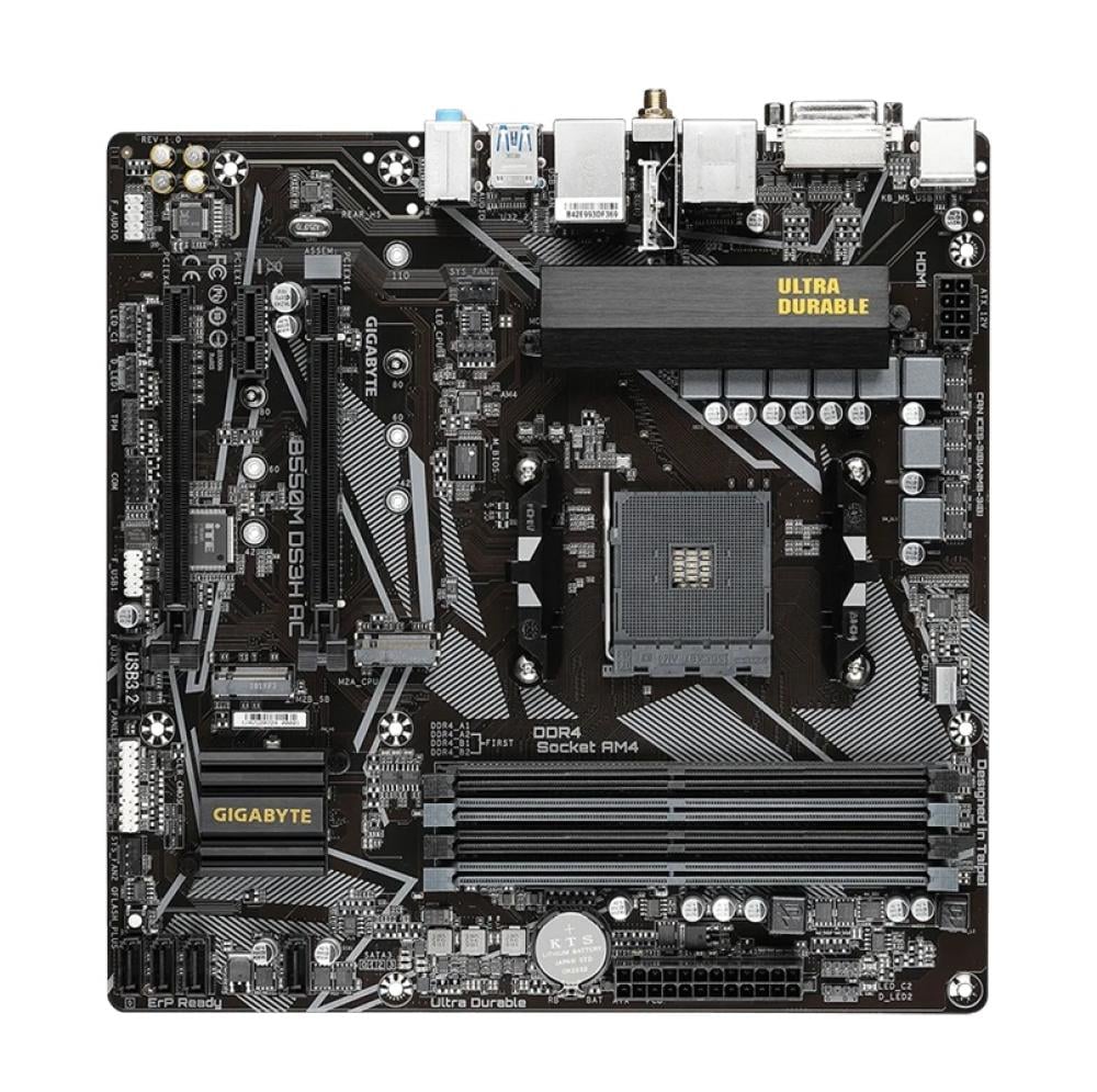 Gigabyte B550M DS3H AC R2.0 AM4 Micro ATX Motherboard