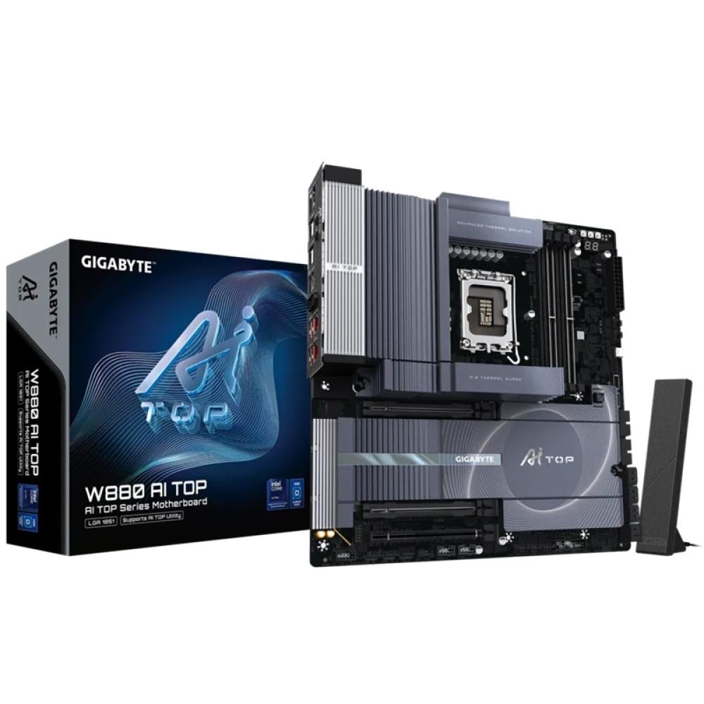 Gigabyte GA W880 AI TOP Motherboard with DDR5 256GB