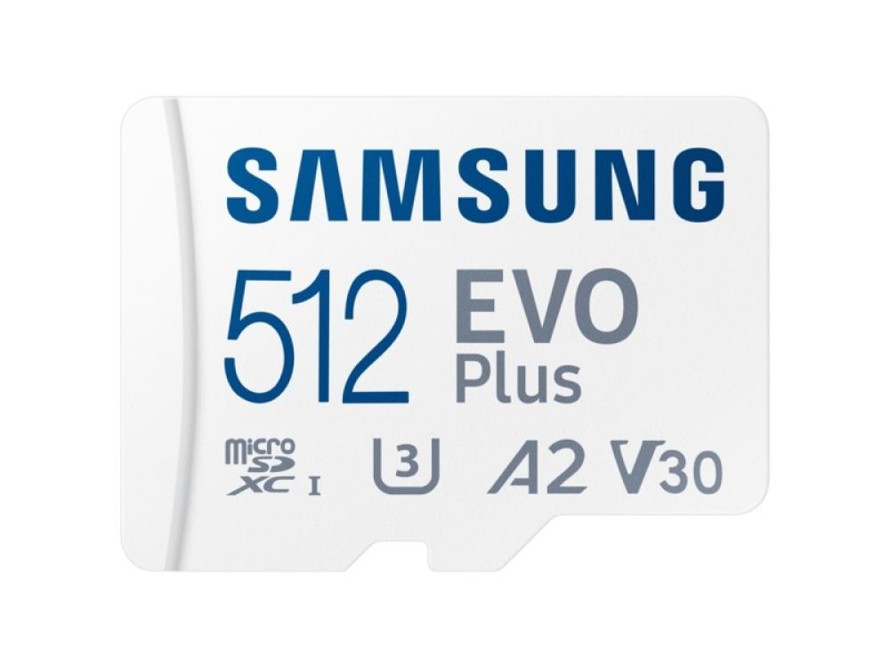Samsung EVO Plus 512GB MicroSDXC Memory Card with SD Adapter