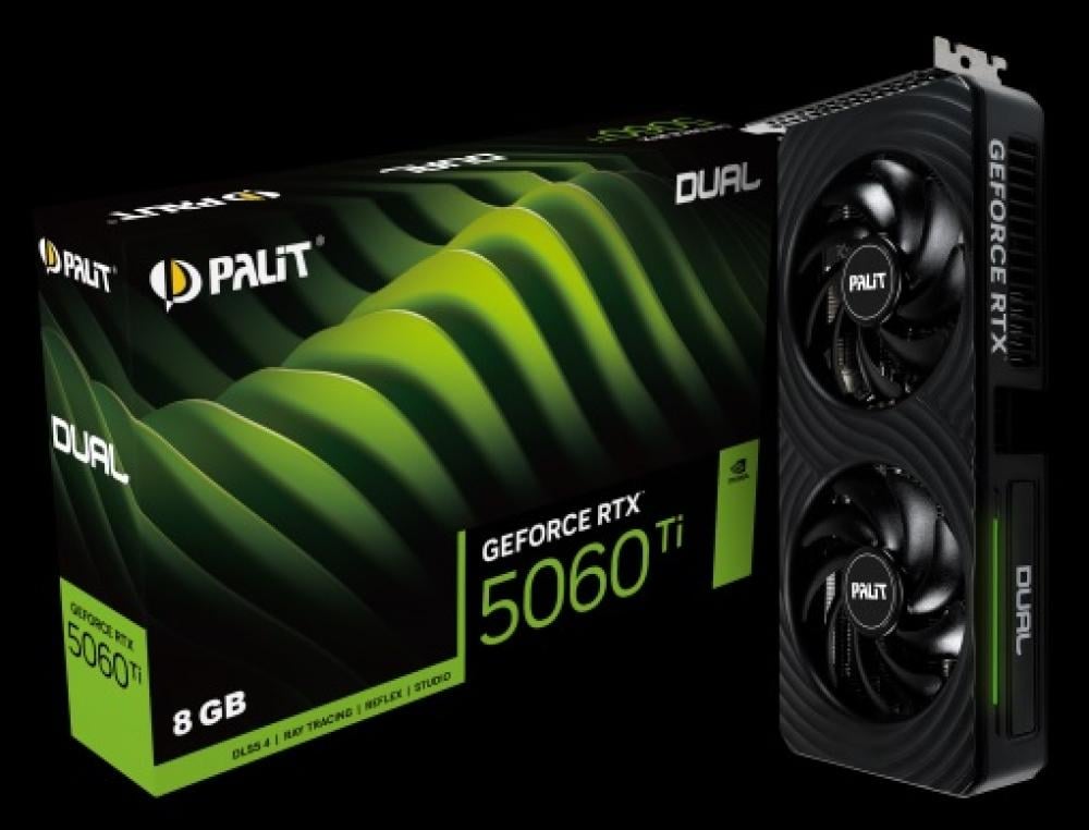 Palit GeForce RTX 5060 Ti Dual 8GB GDDR7 Graphic Card
