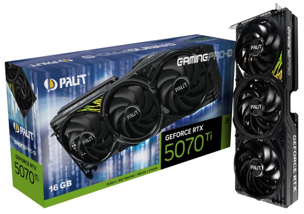 Palit GeForce RTX 5070 Ti Gaming PRO-S 16GB GDDR7 Graphics Card