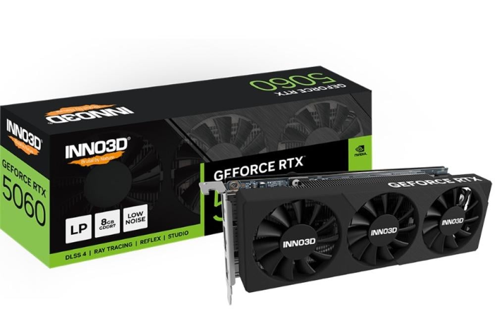 Inno3d Nvidia Geforce Rtx 5060 LP 8GB Gddr7 2497Mhz Graphic Card