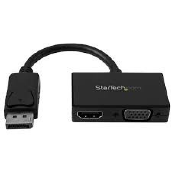 STARTECH Travel A/v Adapter: 2-in-1 Displayport DP2HDVGA